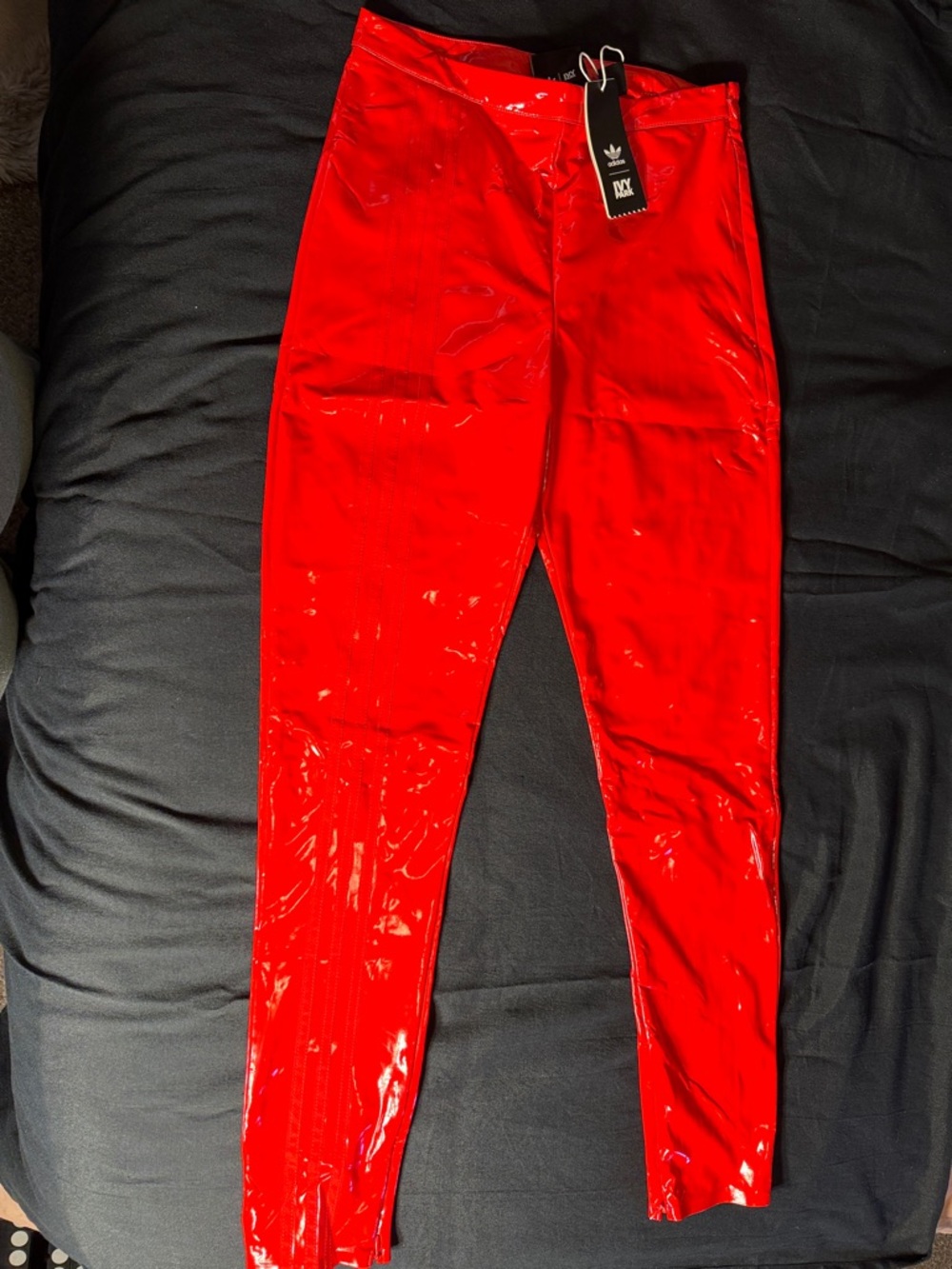 adidas Red Patent IVP Latex Pants